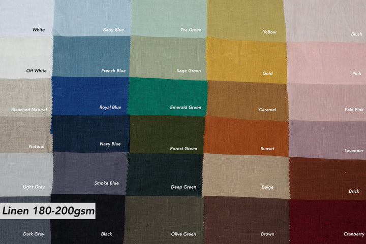 Relaxed Linen Roman Shades