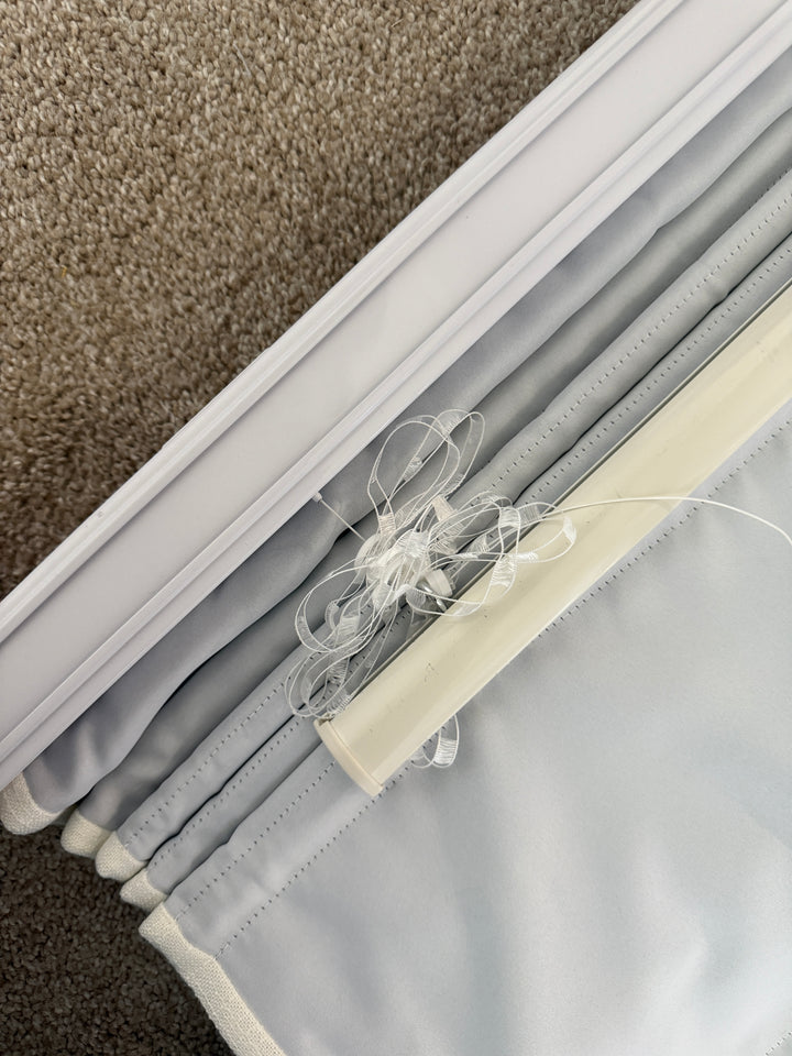 Ready-To-Ship Cordless Stripe and Plaid Neutral Color Shades 6/7