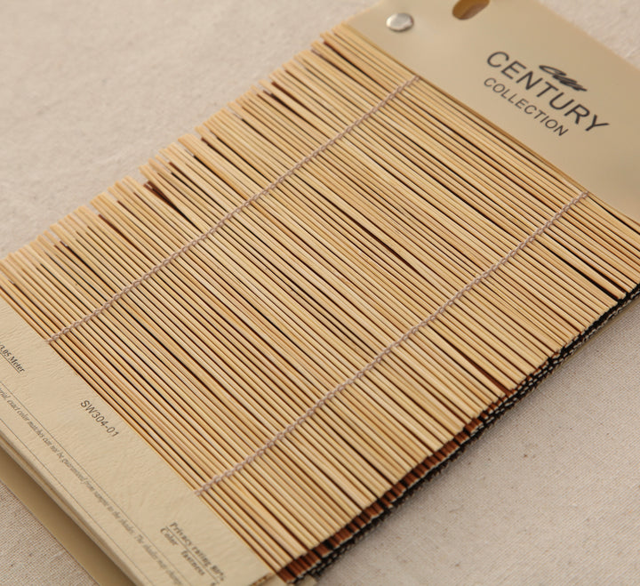 Bamboo Blind Samples, Thin Natural Bamboo Swatches