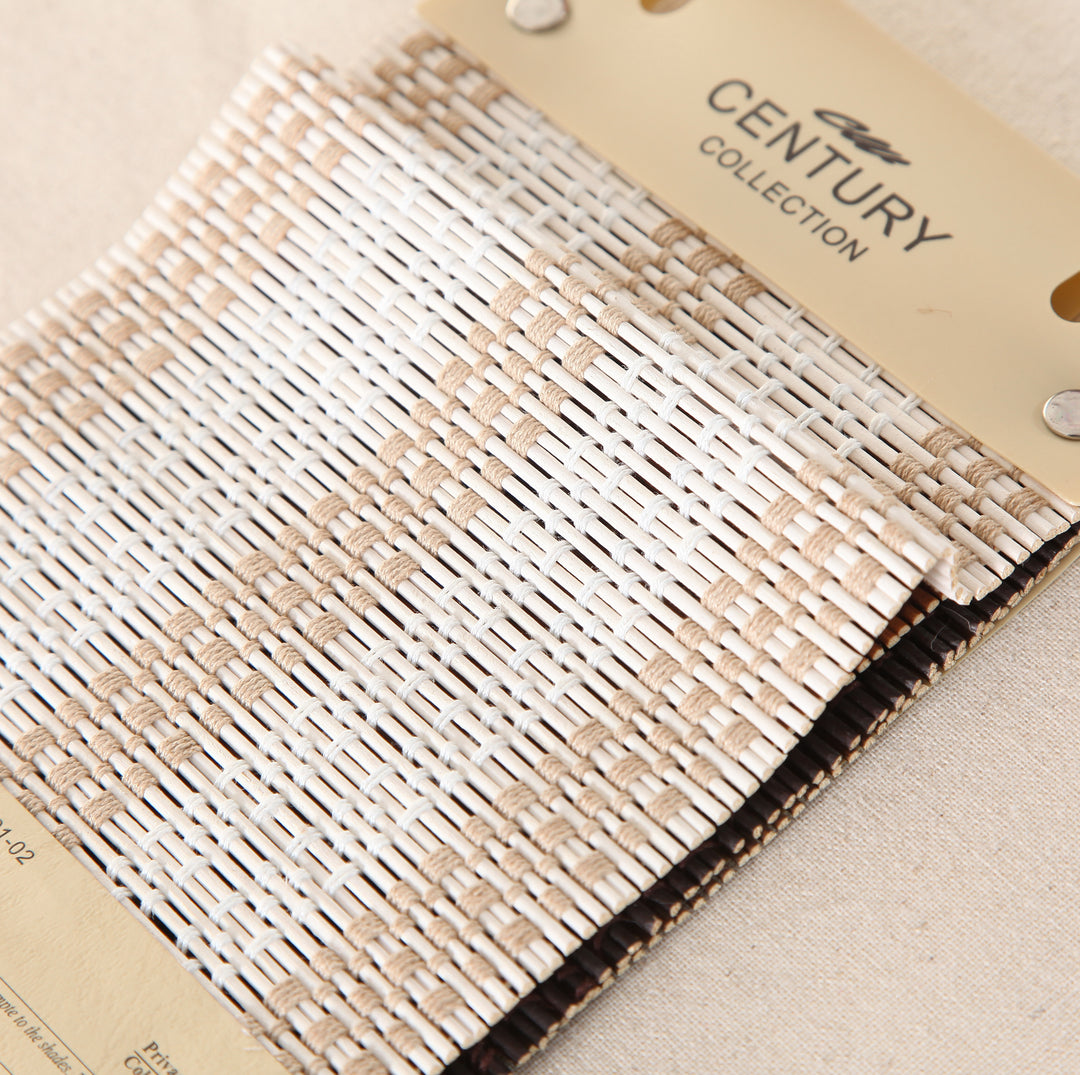 White Beige Bamboo Swatches, Shelooms Exclustive