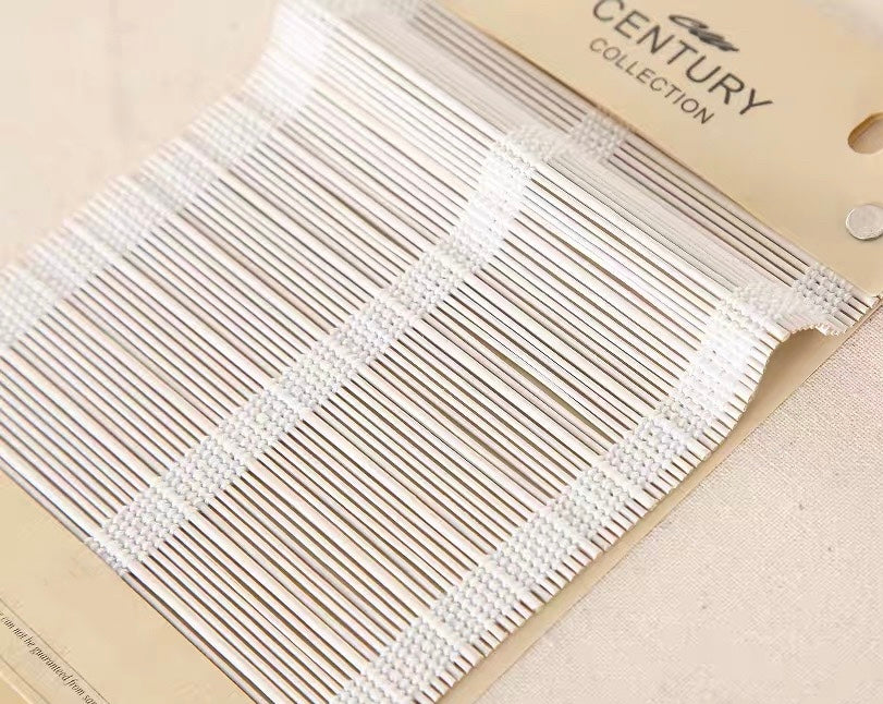 Bamboo Blinds Samples, Multi-thread Natural Bamboo Swatches