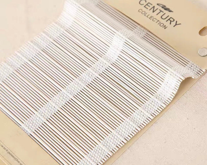 Bamboo Blinds Samples, Multi-thread Natural Bamboo Swatches