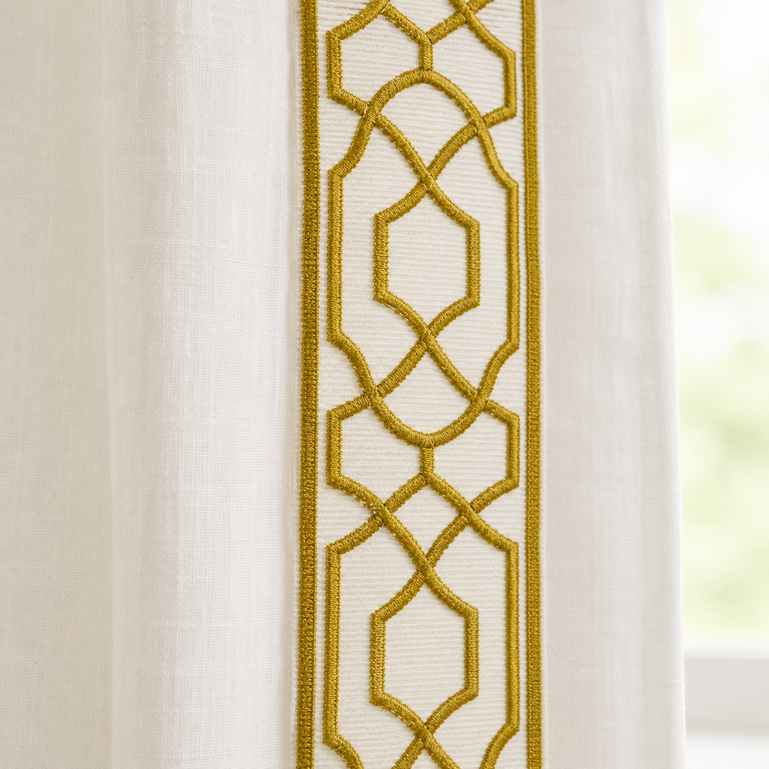 Custumize Pure Linen Curtains Test