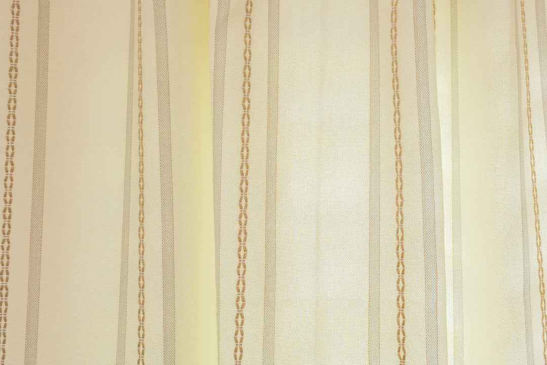 Sage Trellis Custom Curtains, One Panel