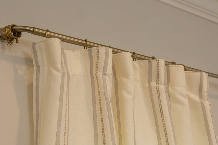 Sage Trellis Custom Curtains, One Panel