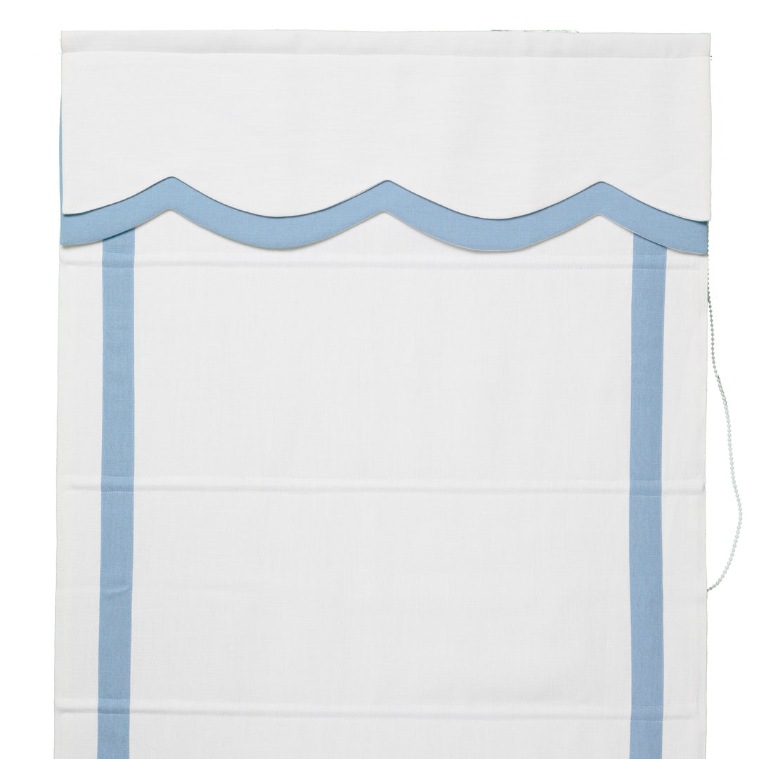 Double Scallop Roman Shades, Nursery favorite