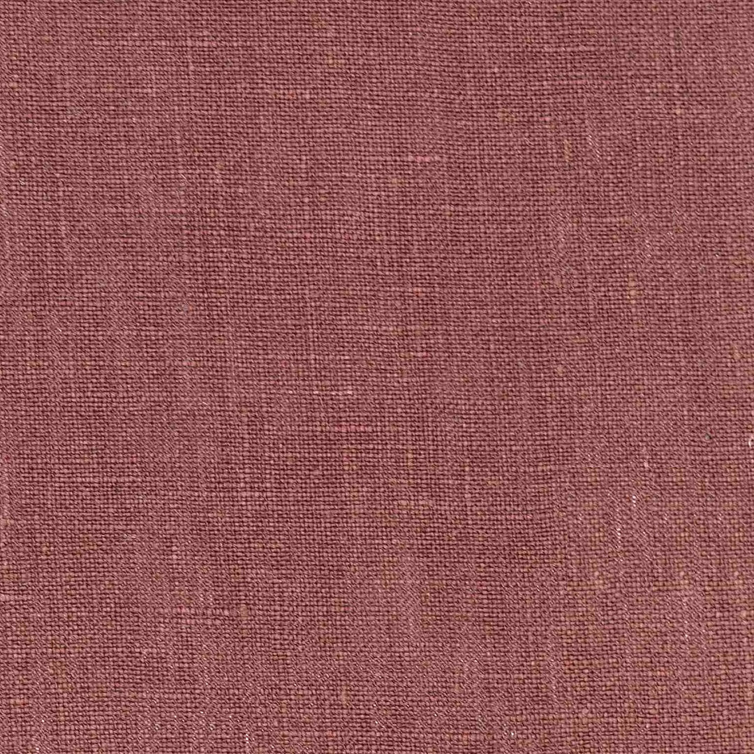 Brown Pure Linen Fabric Swatch