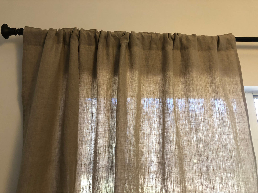 Cafe Curtains Pure Linen Curtains