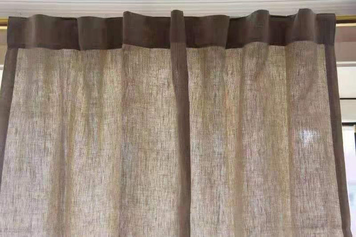 Cafe Curtains Pure Linen Curtains
