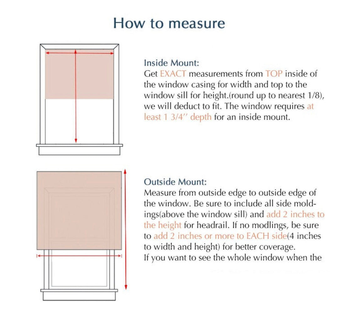 COM Roman Shades, Fabric by Your Choice