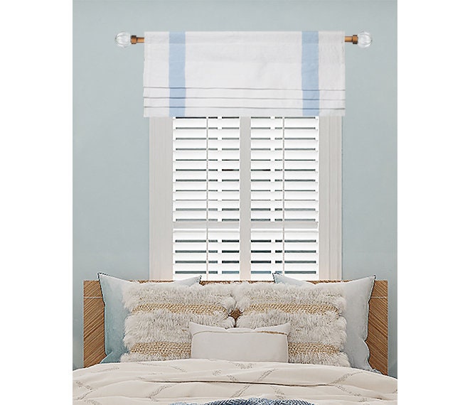 Faux Flat Fold Roman Shades