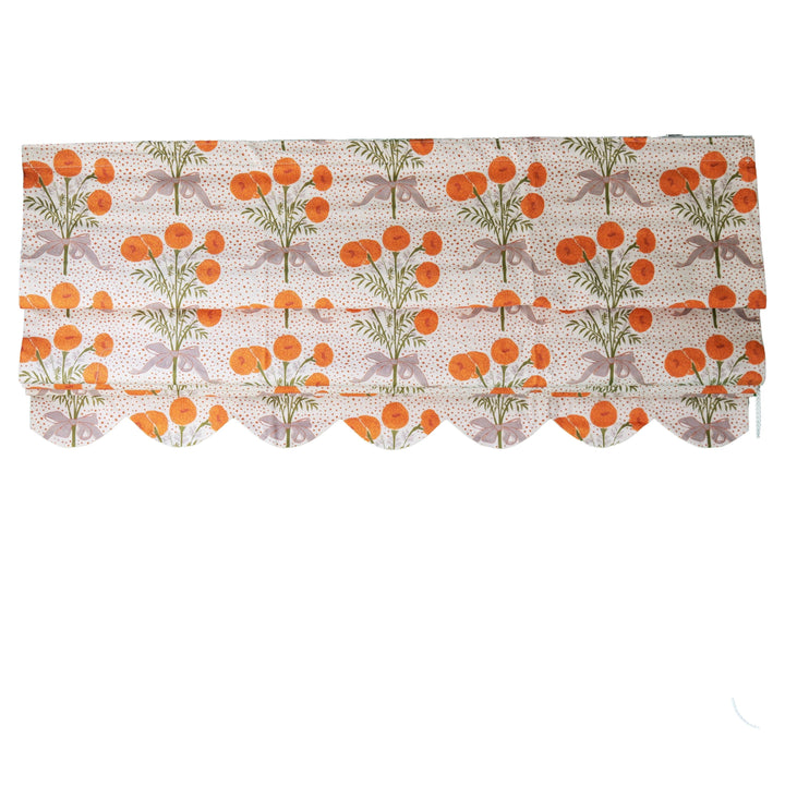 Scalloped COM Roman Shades, Nursery Favorite