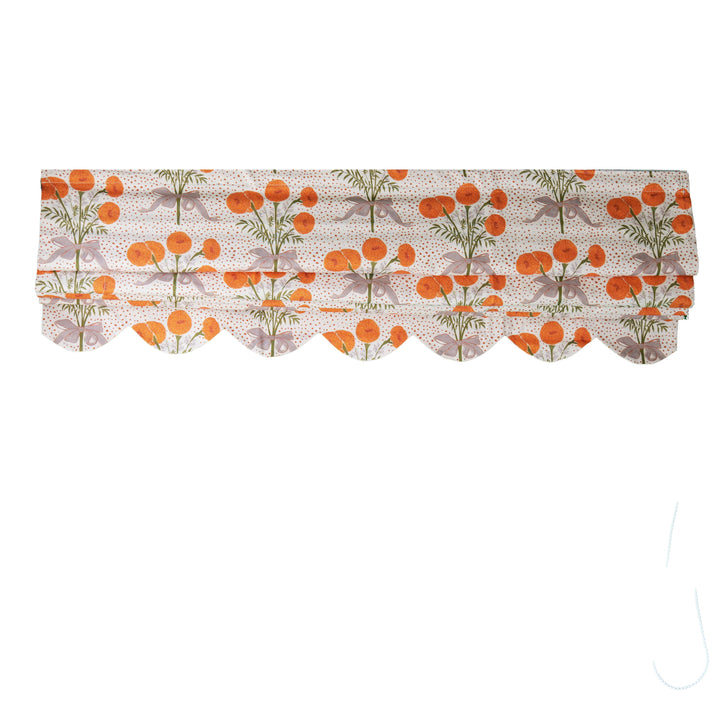 Scalloped COM Roman Shades, Nursery Favorite