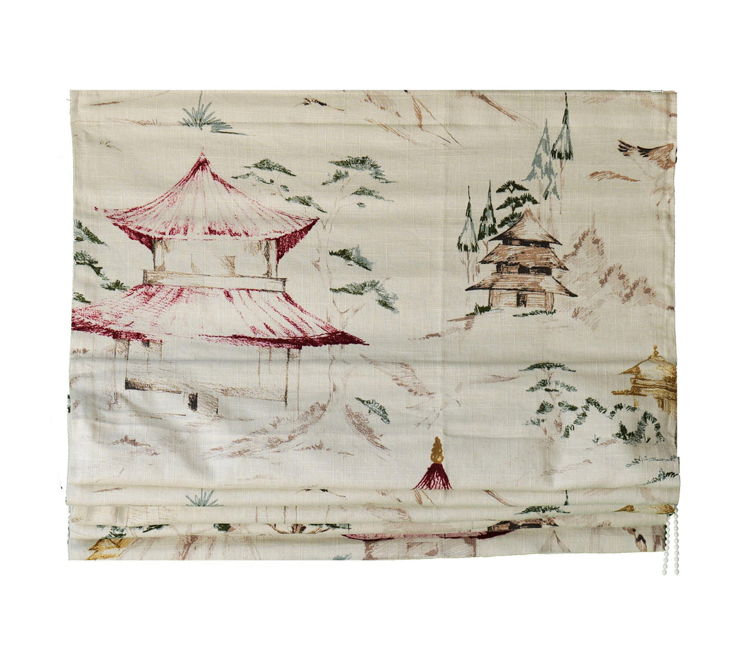 COM Roman Shades, Fabric by Your Choice