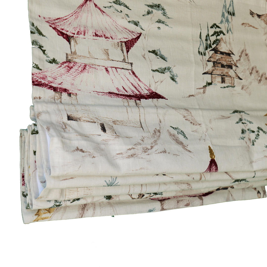 COM Roman Shades, Fabric by Your Choice