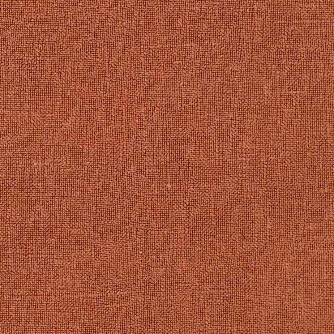 Caramel Pure Linen Fabric Swatch