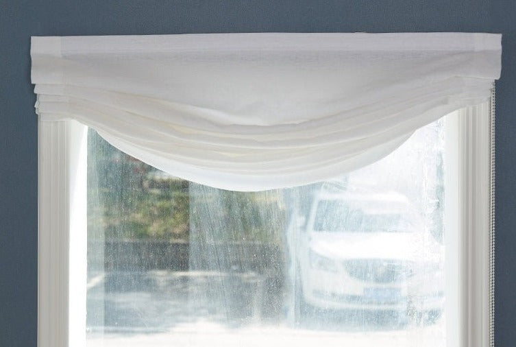 Relaxed Linen Roman Shades