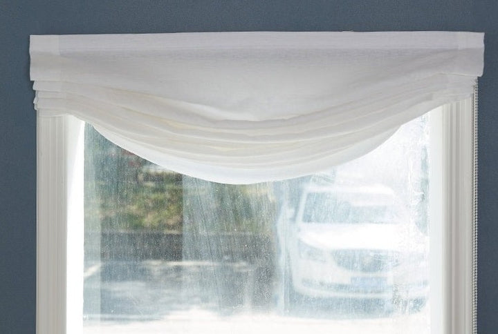 Relaxed Linen Roman Shades