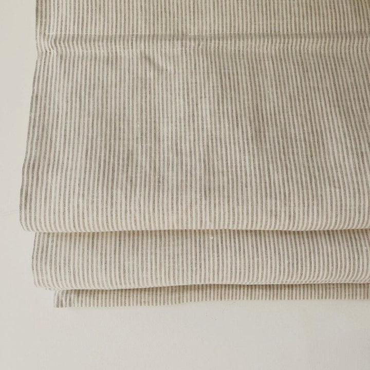 stripe linen fabric blinds