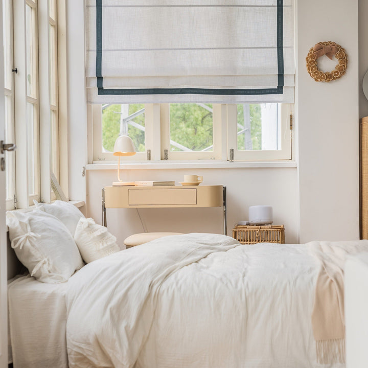 Roman Shades with Straight Valance